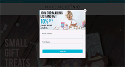 Desktop Screenshot of makemeiconic.com